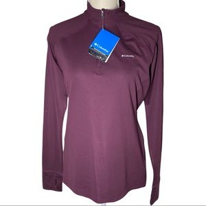 Columbia Omni Heat long sleeve top size L purple